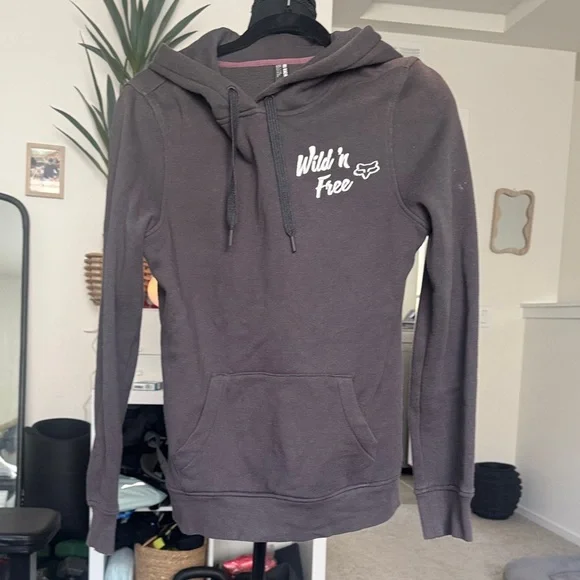 Fox Women's Charcoal Hoodie - Picture 1 of 6